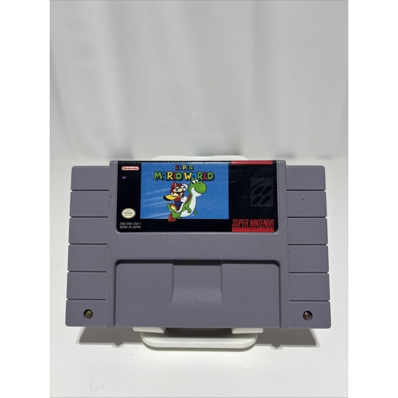 Nintendo Other - Super‎ Mario World Super Nintendo 1991 Cartridge Only Tested & Works SNES